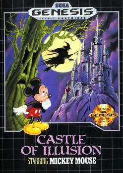 Castle of Illusion Starring Mickey Mouse - игра для сега, sega mega drive (Genesis) Castle of Illusion Starring Mickey Mouse - игра для sega